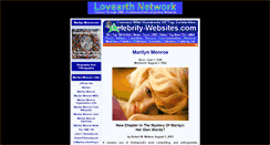 Desktop Screenshot of marilyn-monroe.net
