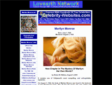 Tablet Screenshot of marilyn-monroe.net